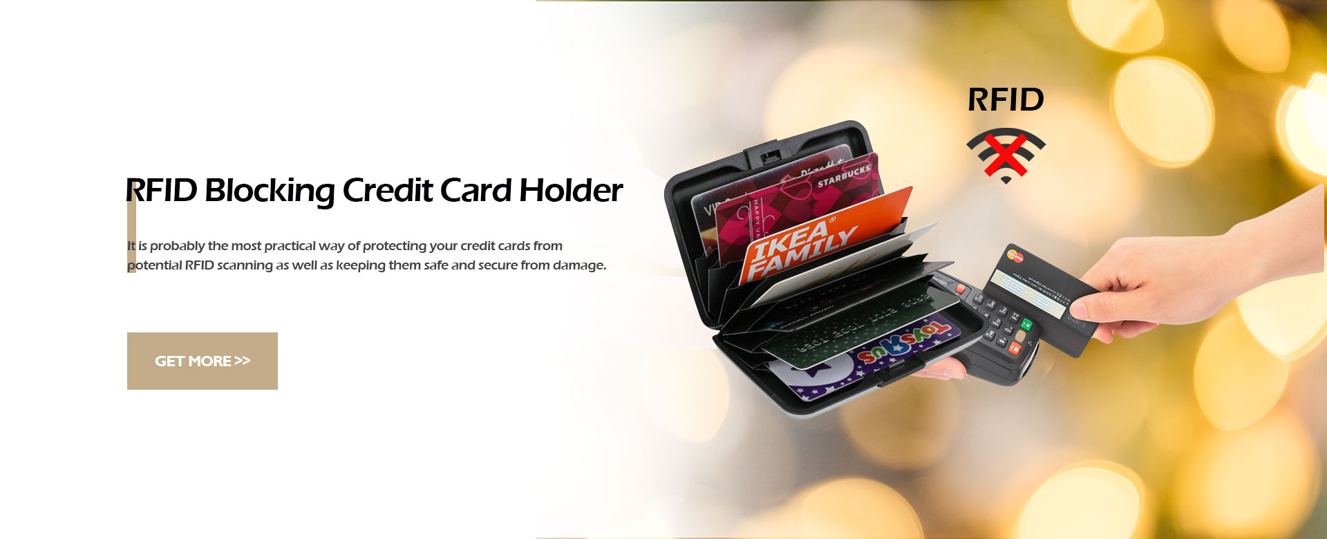 RFID Wallet Gaosi ma Fa'atau