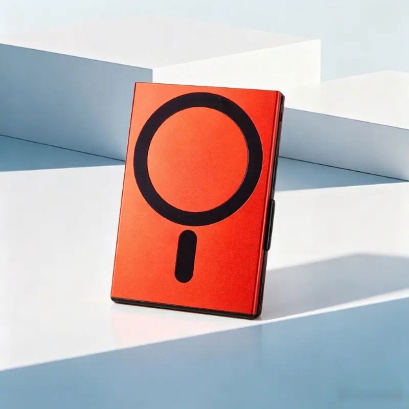 Ultra-Thin Aluminum Magnetic Auto Pop-Up Card U'u